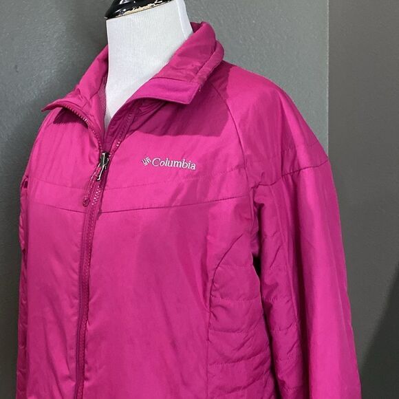 Columbia pink Quilted Jacket Inter change OmniHeat - Picture 2 of 14